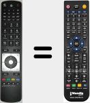 Comando à distância substituto de RC 5112 (30071019)