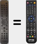 Comando &agrave; dist&acirc;ncia substituto de RAS5 (WV50010)