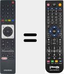 Comando à distância substituto de TS3-R5 NETFLIX (759551844400)