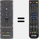 Comando à distância substituto de RC2604327/02BG (888900018)