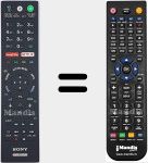 Comando &agrave; dist&acirc;ncia substituto de RMF-TX221ES (149347122)