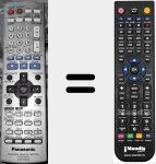 Comando &agrave; dist&acirc;ncia substituto de EUR7722KN0