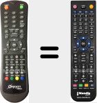 Comando &agrave; dist&acirc;ncia substituto de 02-215 LED 115 B