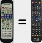 Comando à distância substituto de AXD7311