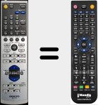 Comando &agrave; dist&acirc;ncia substituto de RC-721S (24140721)