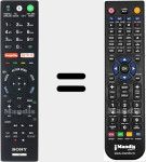 Comando &agrave; dist&acirc;ncia substituto de RMF-TX221ES (149347111)