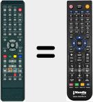 Comando &agrave; dist&acirc;ncia substituto de SE-R0307 (79104050)