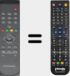 Comando &agrave; dist&acirc;ncia substituto de RCU610