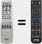 Comando à distância substituto de 92LCN500H0001