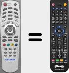 Comando à distância substituto de TAT410