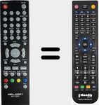 Comando &agrave; dist&acirc;ncia substituto de BST2050-2