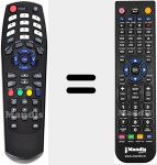 Comando à distância substituto de Etimo 250i