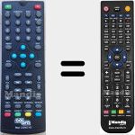 Comando à distância substituto de CIGNO HD DTT + SAT
