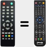 Comando à distância substituto de LEPREPVR-2