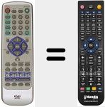 Comando &agrave; dist&acirc;ncia substituto de REMCON531