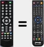 Comando &agrave; dist&acirc;ncia substituto de DTT1582