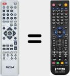 Comando à distância substituto de DVH5100X
