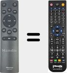 Comando à distância substituto de EN205GH1H