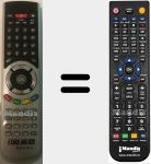 Comando à distância substituto de Open Vu 5