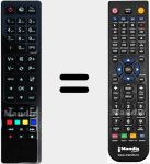 Comando &agrave; dist&acirc;ncia substituto de RS4210