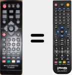 Comando à distância substituto de FT-400HD