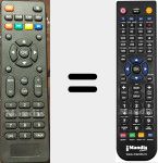 Comando à distância substituto de GN-M4 MINI