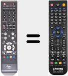 Comando &agrave; dist&acirc;ncia substituto de RC82