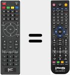 Comando à distância substituto de GS950T2