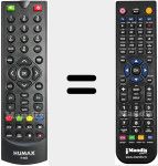 Comando à distância substituto de R-863