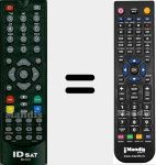 Comando &agrave; dist&acirc;ncia substituto de IRC C-01