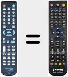Comando à distância substituto de IR 6006 HDMI