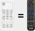 Comando à distância substituto de KPT-2000B 5203L