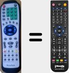 Comando à distância substituto de HD2038
