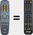 Comando à distância substituto de LW105E