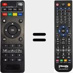 Comando à distância substituto de MXQ001