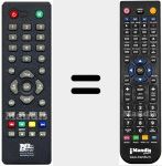 Comando &agrave; dist&acirc;ncia substituto de NANO FLIP HD