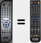 Comando &agrave; dist&acirc;ncia substituto de DHT31NRS