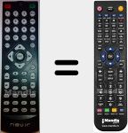 Comando &agrave; dist&acirc;ncia substituto de NVR2316DVD