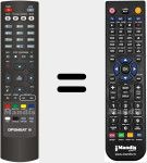 Comando &agrave; dist&acirc;ncia substituto de Opensat001