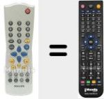 Comando &agrave; dist&acirc;ncia substituto de RC 283207 / 01 (313922885970)