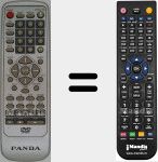 Comando &agrave; dist&acirc;ncia substituto de REMCON1526