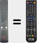 Comando &agrave; dist&acirc;ncia substituto de REMCON2096