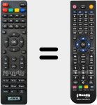 Comando à distância substituto de RS0762HD
