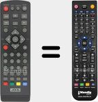 Comando à distância substituto de RT0406HD