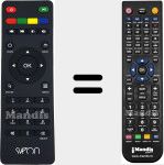 Comando &agrave; dist&acirc;ncia substituto de SBX442