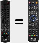 Comando à distância substituto de SCENE GATE 8000