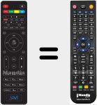 Comando à distância substituto de SKY 4710