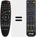 Comando à distância substituto de 253103876