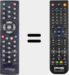 Comando &agrave; dist&acirc;ncia substituto de SRT6410