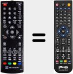 Comando à distância substituto de DF00 (TNT65HDU)